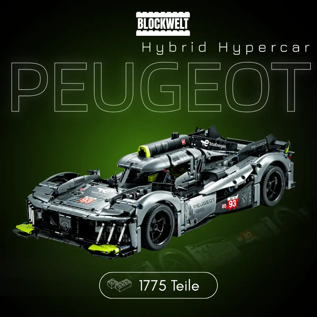 Peugeot 9x8 LeMan Hybrid Hypercar (1775 teile)